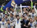 Nacho levanta al cielo de Londres la decimoquinta Champions del Real Madrid