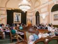 Imagen del pleno del Ayuntamiento de Castellón durante la votación del cambio de topónimo