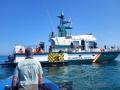 El viernes 31 de mayo se añadió al rastreo un robot submarino