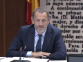 El actual presidente de Adif, Ángel Contreras, en la comisión de investigación del caso PSOE en el Senado