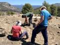 Excavación en el yacimiento Monte Calvario, Castellón