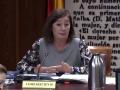 Francina Armengol durante su declaración en la comisión de investigación que se celebra en el Senado