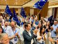 Celebración de los resultados en la sede electoral del PP en Córdoba