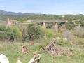 Puente de hierro sobre el arroyo Pedroches