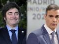 Sánchez y Milei coinciden por vez primera desde el inicio de la crisis diplomática