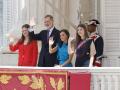 La Familia Real en el X aniversario de la proclamación de Felipe VI