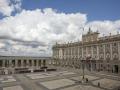 Vista del Patio de Armas del Palacio Real en Madrid donde se conmemora el décimo aniversario del Reinado de Felipe VI