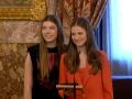 La Princesa de Asturias y la Infanta Sofía