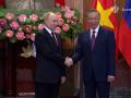 Vladímir Putin y el presidente de Vietnam To Lam