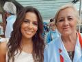 Eva Longoria en el Mercado de Abastos de Santiago