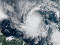 Imagen satelital del huracán Beryl