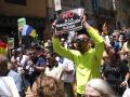 Centenares de manifestantes participan este sábado en Santa Cruz de Tenerife en una manifestación "contra la inmigración ilegal"