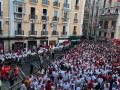 Imagen general de la previa del primer encierro / Miguel Pérez