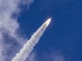 Momento del despegue del Ariane 6 desde su plataforma de lanzamiento, en el Centro Espacial de Guayana Francesa, el 9 de julio de 2024