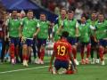 Lamine Yamal celebra el gol marcado a Francia en las semifinales de la Eurocopa