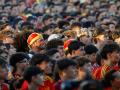 Miles de españoles han salido a las calles para ver unidos la final de la Eurocopa entre España e Inglaterra