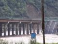 El puente de China minutos después de haber colapsado