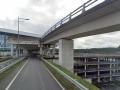 Vista de Lavacolla, el aeropuerto de Santiago de Compostela, por donde salen los autobuses hacia el centro de la ciudad