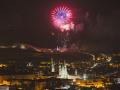 Uno de los momentos más emblemáticos de la celebración son los fuegos del 24 de Julio