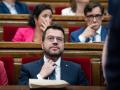 El presidente de la Generalitat de Catalunya en funciones, Pere Aragonès, durante una sesión plenaria, en el Parlament de Catalunya, a 25 de julio de 2024, en Barcelona, Catalunya (España). El Parlament vota la aprobación final de la reforma del reglamento de la Cámara que quiere ampliar los supuestos de delegación de voto e incorpora, por primera vez, el voto telemático, así como tiene previsto validar los ocho diputados propuestos para representar a la Generalitat en el Senado. Está previsto que la reforma salga adelante por la vía de lectura única con el apoyo de los partidos impulsores. Asimismo, la sesión plenaria también abordará la designación de los ocho senadores que representarán a la Generalitat en la Cámara Alta.
25 JULIO 2024;PARLAMET;PLENO
David Zorrakino / Europa Press
25/7/2024