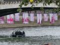 El río Sena, momentos antes de que arranque la ceremonia inaugural de los Juegos Olímpicos