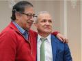 El presidente Gustavo Petro y el ex jefe de la Dirección de Inteligencia de Colombia Carlos Ramón González