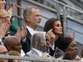 King of Spain Felipe VI (L) and Queen of Spain Letizia (R) look on ahead of the opening ceremony of the Paris 2024 Olympic Games in Paris on July 26, 2024. (Photo by Odd ANDERSEN / AFP)