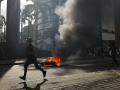 Protestas en Caracas contra los resultados electorales