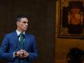 El presidente del Gobierno, Pedro Sánchez, este martes en el Palacio de La Almudaina