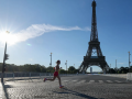 La Torre Eiffel, durante los Juegos Olímpicos