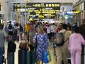 Llegada de turistas al aeropuerto de Málaga