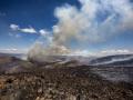 Zona calcinada del incendio de Bejís (Castellón)