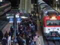 Vistazo de un tren de Cercanías en Madrid