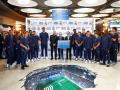 Imagen del acto de inauguración de 'The Corner by Real Madrid' en la T4 de Barajas