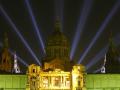 El Museu Nacional d'Art de Catalunya (MNAC) de noche