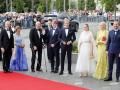 Prince Sverre Magnus, Marius Borg Hoeiby, Princess Ingrid Alexandra, Crown Princess Mette-Marit and Crown Prince Haakon attending Ingrid Alexandra’s 18th birthday Celebration in Oslo Norway 2022-06-16