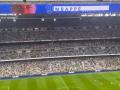 El recibimiento a Mbappé en su debut en el Santiago Bernabéu