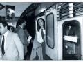 La primera conductora del Metro de Madrid, Estrella Aranda