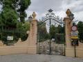 Jardines de Viveros, en Valencia, con su entrada cerrada, en una imagen de archivo