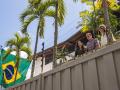 Los opositores venezolanos asilados en la residencia del embajador de Argentina, en Caracas (Venezuela)