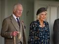 King Charles III arriving for the Braemar Gathering highland games at the Princess Royal and Duke of Fife Memorial Park held a short distance from the royals' summer retreat at the Balmoral estate in Aberdeenshire. Picture date: Saturday September 7, 2024. *** Local Caption *** .