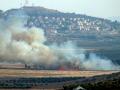 El humo se eleva en la llanura de Marjayoun, en el sur del Líbano, tras ser alcanzada por los bombardeos israelíes