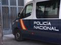 Furgón de la Policía Nacional en los juzgados del Prado de San Sebastián