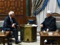 Josep Borrell, alto representante de la UE, reunido con Ahmed el-Tayeb, el gran imán de Al-Azhar, en Egipto tratando el tema de Gaza