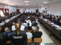 Sala de la Audiencia de Algeciras donde se celebró el macrojuicio contra el clan de los Castaña