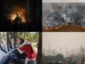 Recopilación de imágenes de varios incendios en Hispanoamérica