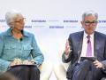 La presidenta del Banco Central Europeo (BCE), Christine Lagarde y el presidente de la Reserva Federal (Fed), Jerome Powell