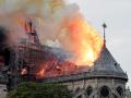 La catedral de Notre Dame, en llamas