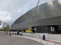 Obras del parking del Bernabéu