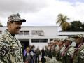 El mandatario venezolano, Nicolás Maduro, durante un evento en el complejo militar Fuerte Tiuna en Caracas